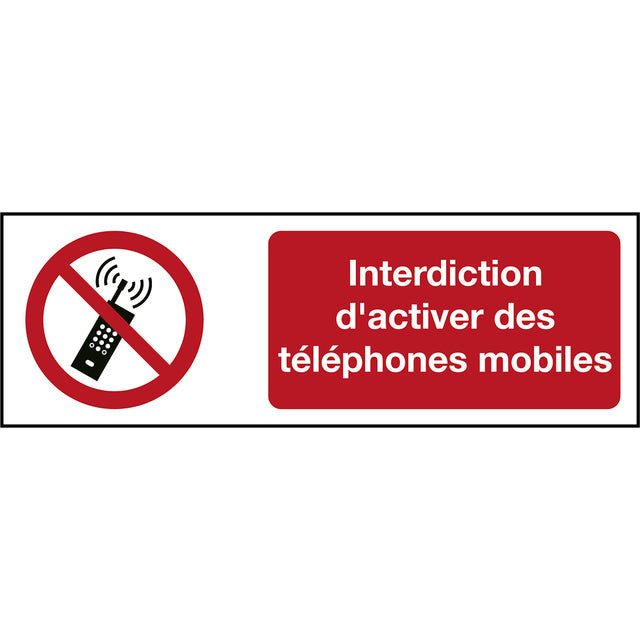 ISO Sicherheitskennzeichnung - Mobilfunk verboten