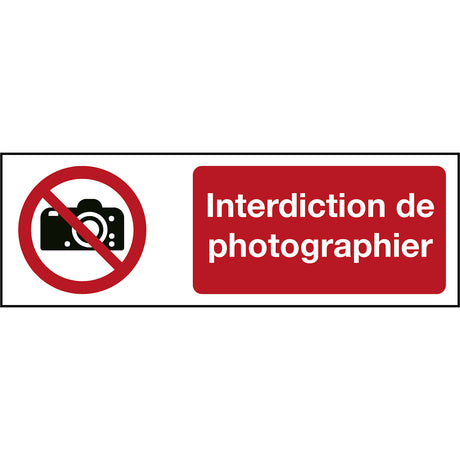 ISO Sicherheitskennzeichnung - Fotografieren verboten