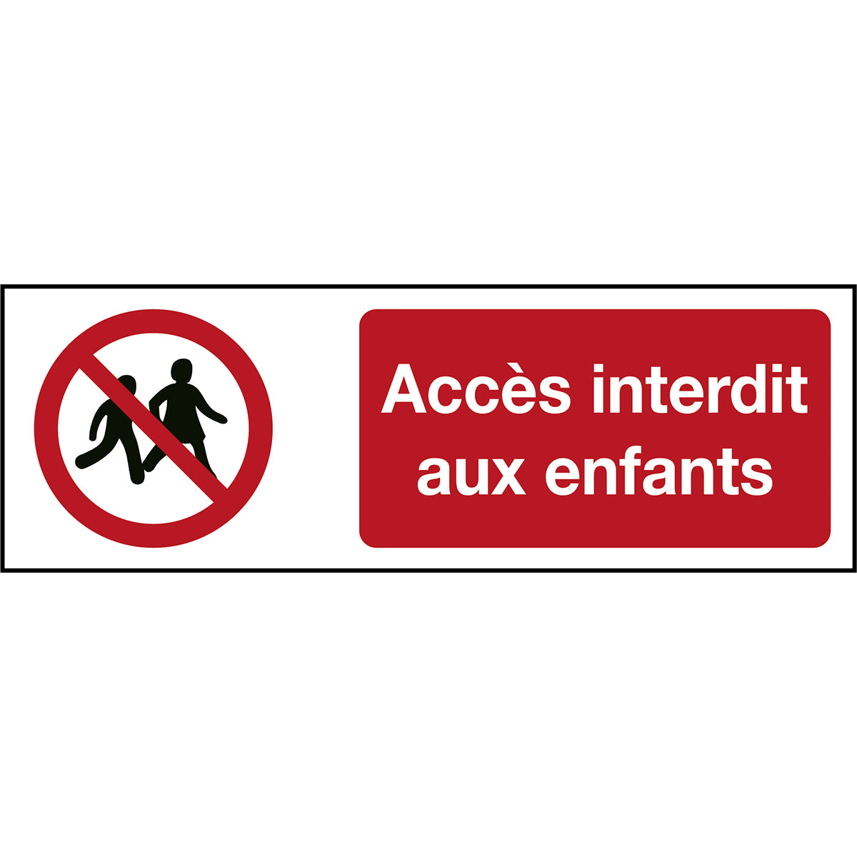 ISO Sicherheitskennzeichnung - Kinder verboten