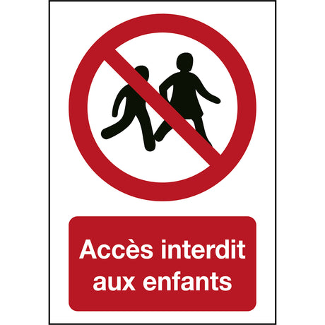 ISO Sicherheitskennzeichnung - Kinder verboten