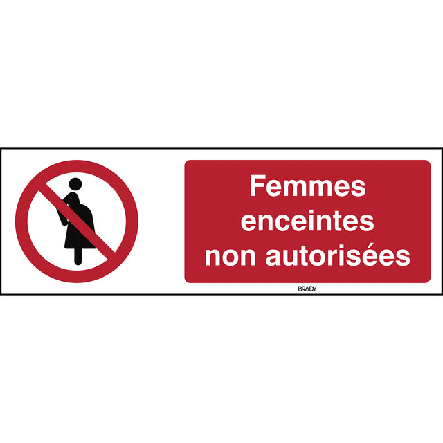 ISO-Sicherheitsschild – Nicht für Schwangere
