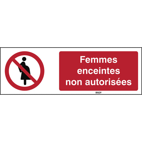 ISO-Sicherheitsschild – Nicht für Schwangere