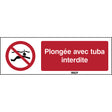 ISO Sicherheitskennzeichnung - Schnorcheln verboten