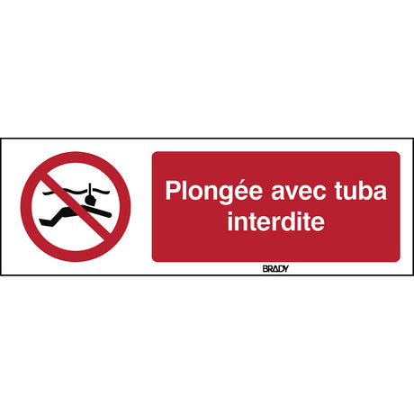 ISO Sicherheitskennzeichnung - Schnorcheln verboten