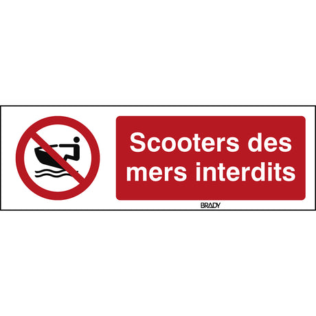 ISO Sicherheitskennzeichnung - Keine persönlichen Wasserfahrzeuge