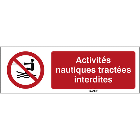 ISO Sicherheitskennzeichnung - Keine persönlichen Wasserfahrzeuge