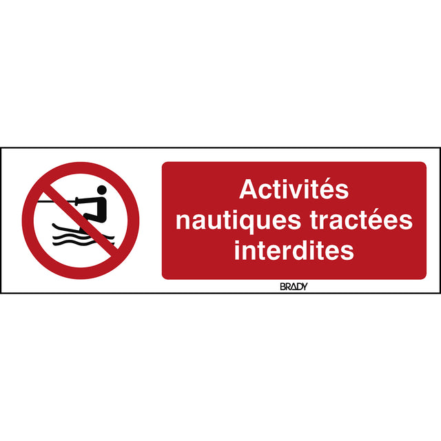 ISO Sicherheitskennzeichnung - Keine persönlichen Wasserfahrzeuge