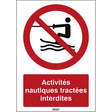 ISO Sicherheitskennzeichnung - Keine persönlichen Wasserfahrzeuge