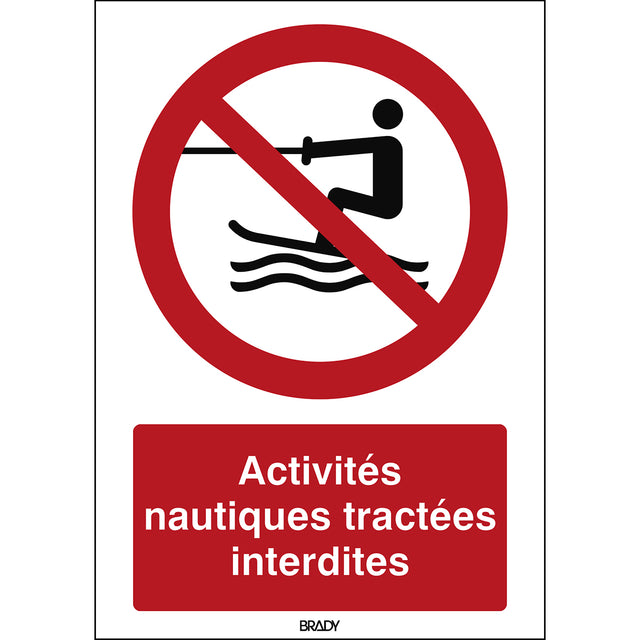 ISO Sicherheitskennzeichnung - Keine persönlichen Wasserfahrzeuge