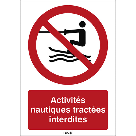 ISO Sicherheitskennzeichnung - Keine persönlichen Wasserfahrzeuge