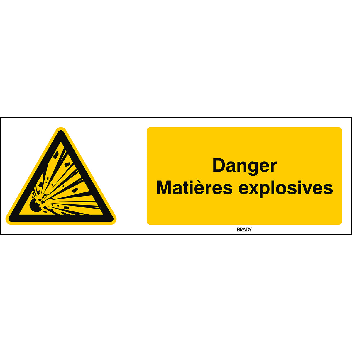 Signalisation ISO 7010 - Danger (produit francophone)