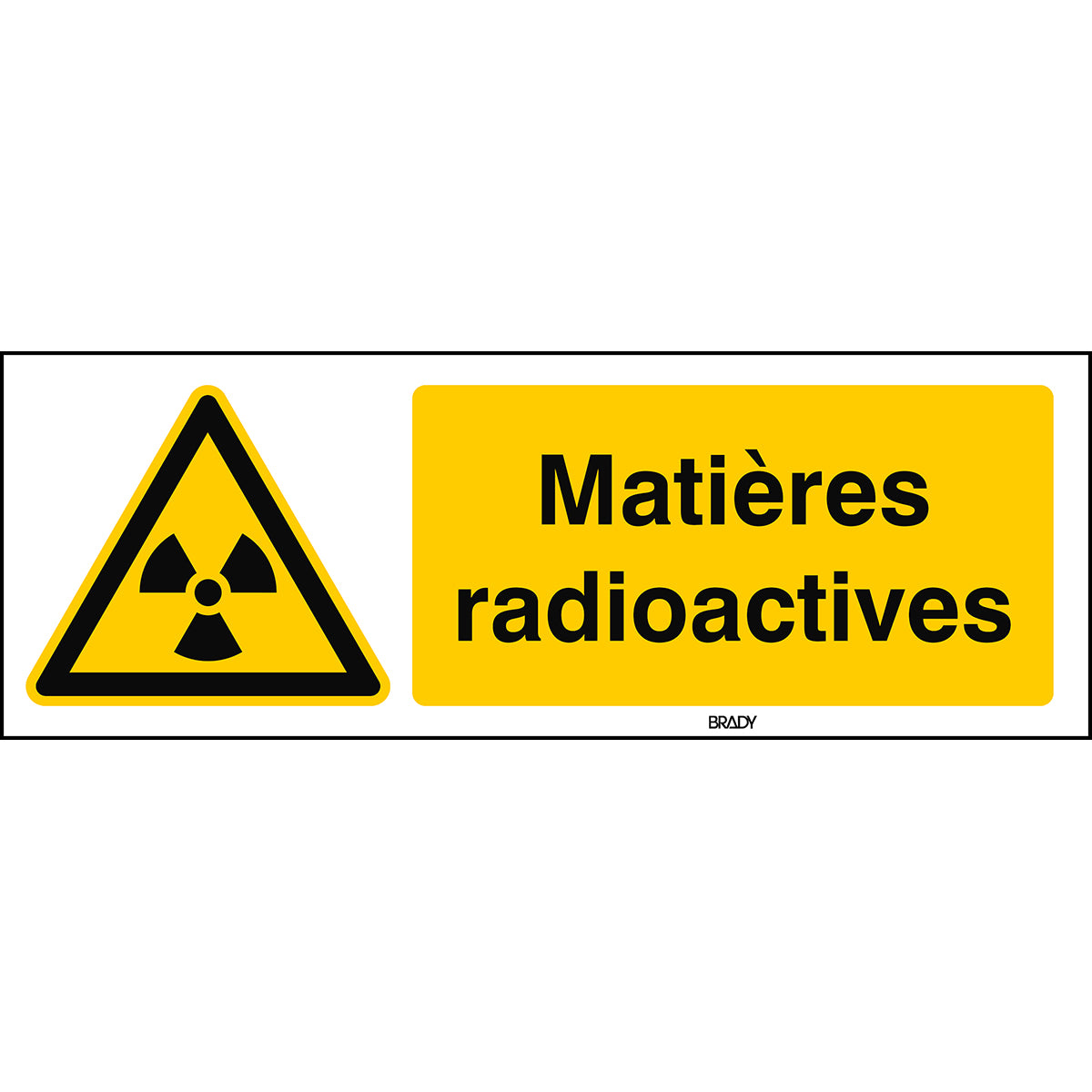 Warnung; radioaktive Stoffe oder ionisierende Strahlen – ISO 7010