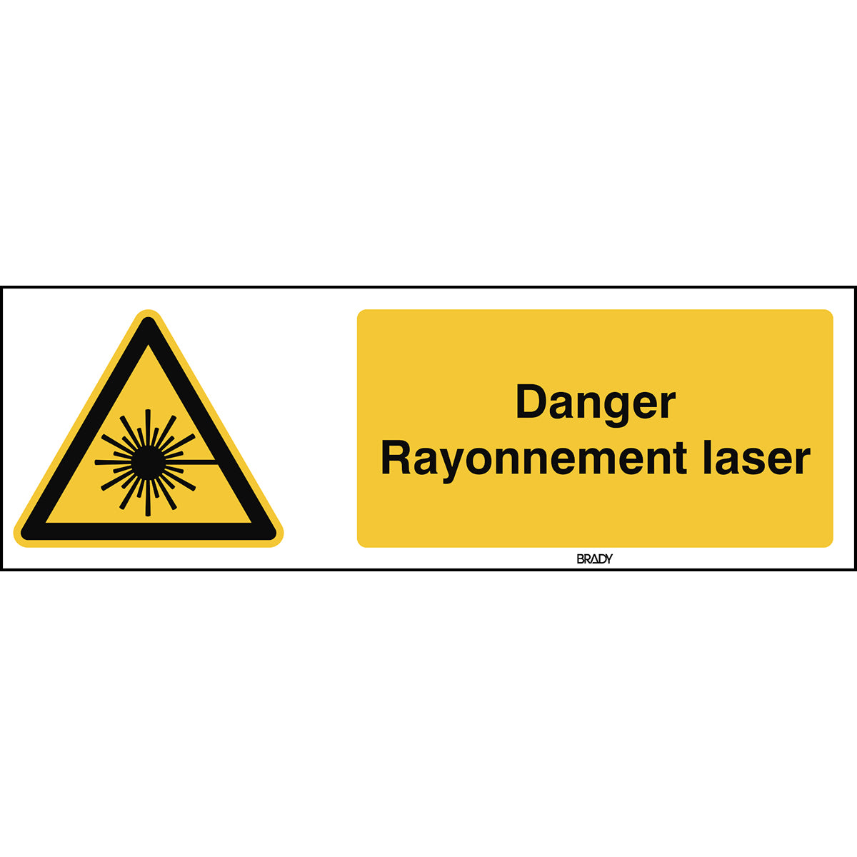 Signaling ISO 7010 - Danger (francophone product)