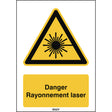 ISO Sicherheitskennzeichnung - Warnung vor Laserstrahl
