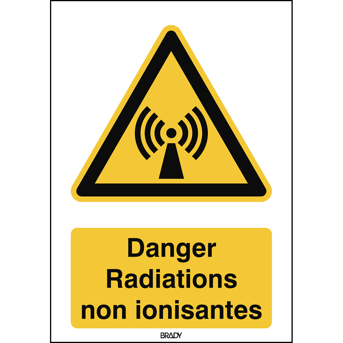 Signaling ISO 7010 - Danger (francophone product)