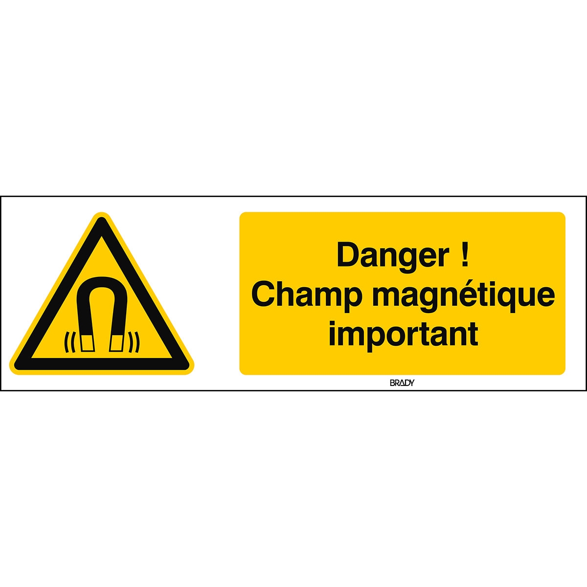 Warnung; magnetisches Feld – ISO 7010