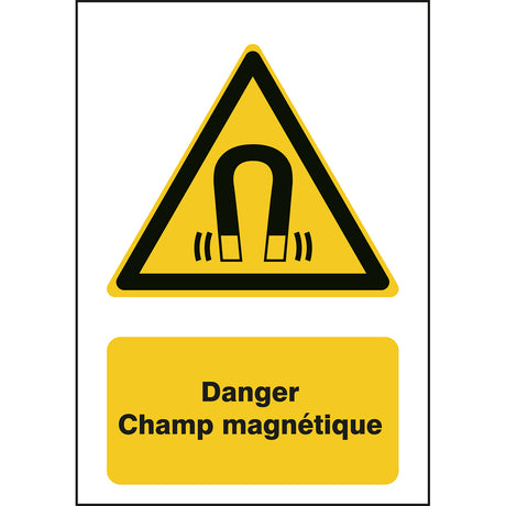 ISO Sicherheitskennzeichnung - Warnung vor magnetischem Feld