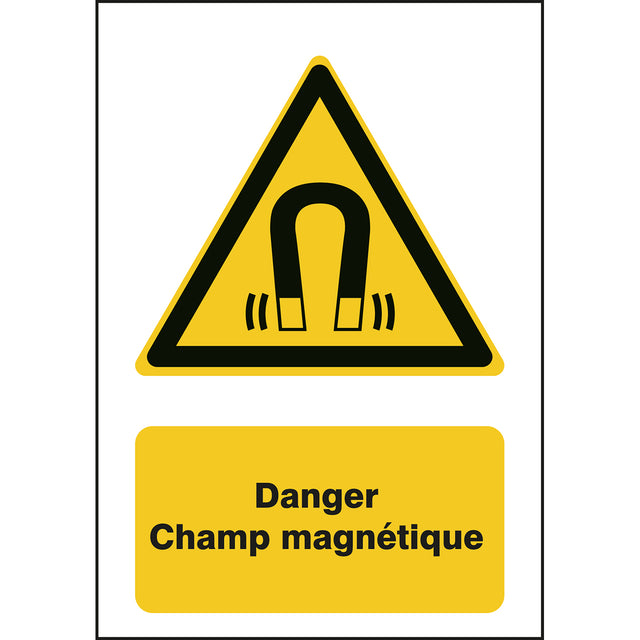 ISO Sicherheitskennzeichnung - Warnung vor magnetischem Feld