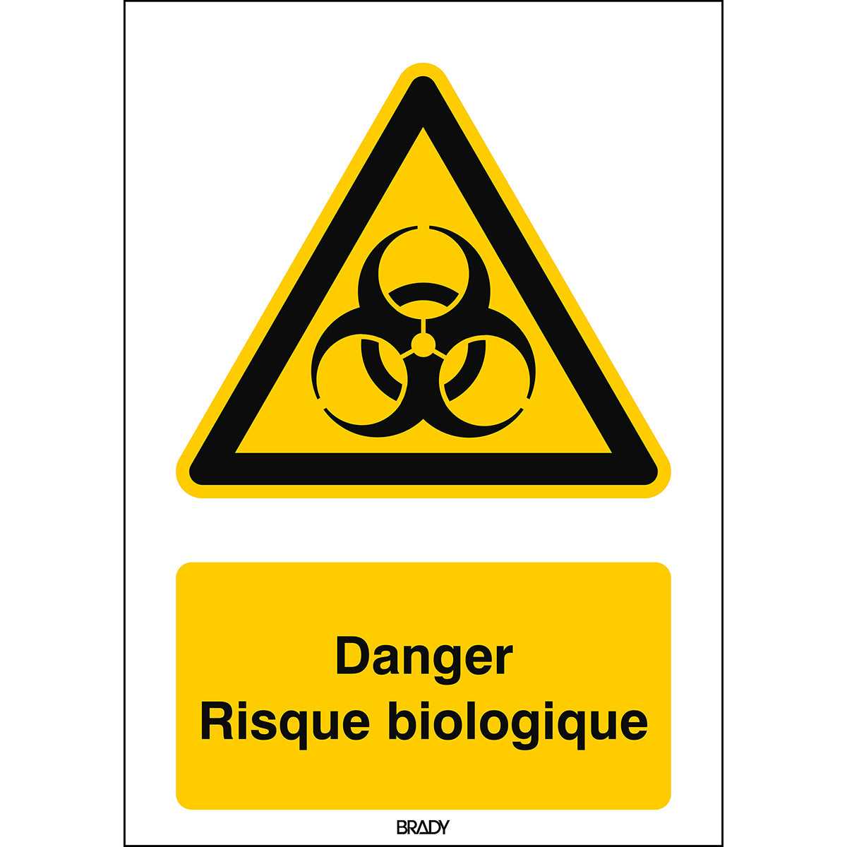 Signaling ISO 7010 - Danger (francophone product)