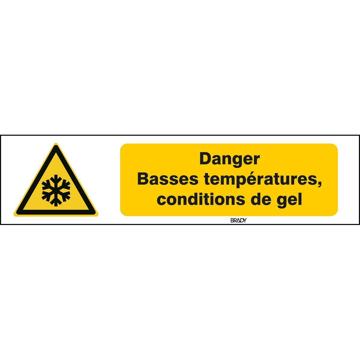 Signaling ISO 7010 - Danger (francophone product)