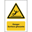 ISO Sicherheitskennzeichnung - Warnung vor Rutschgefahr
