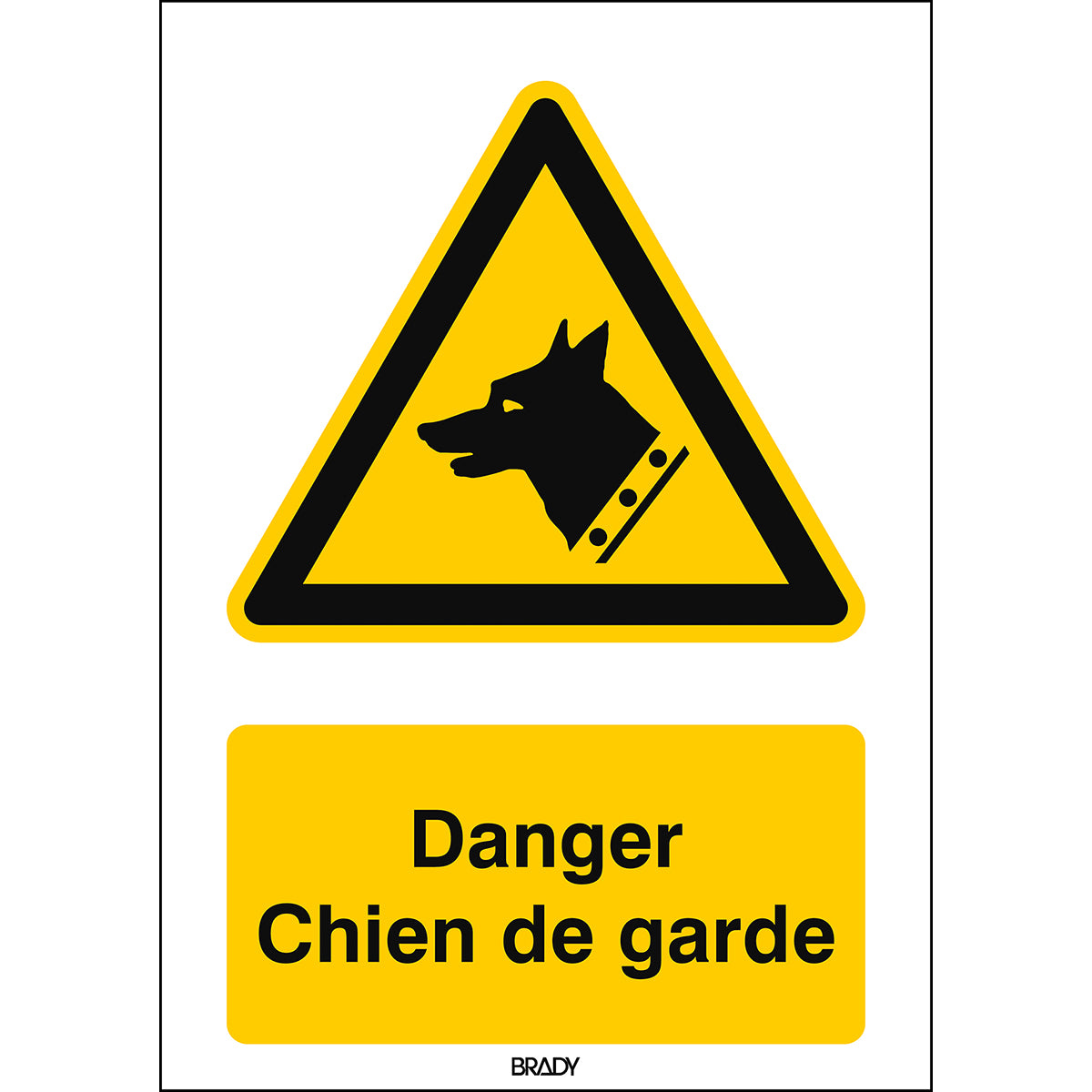 Signaling ISO 7010 - Danger (francophone product)