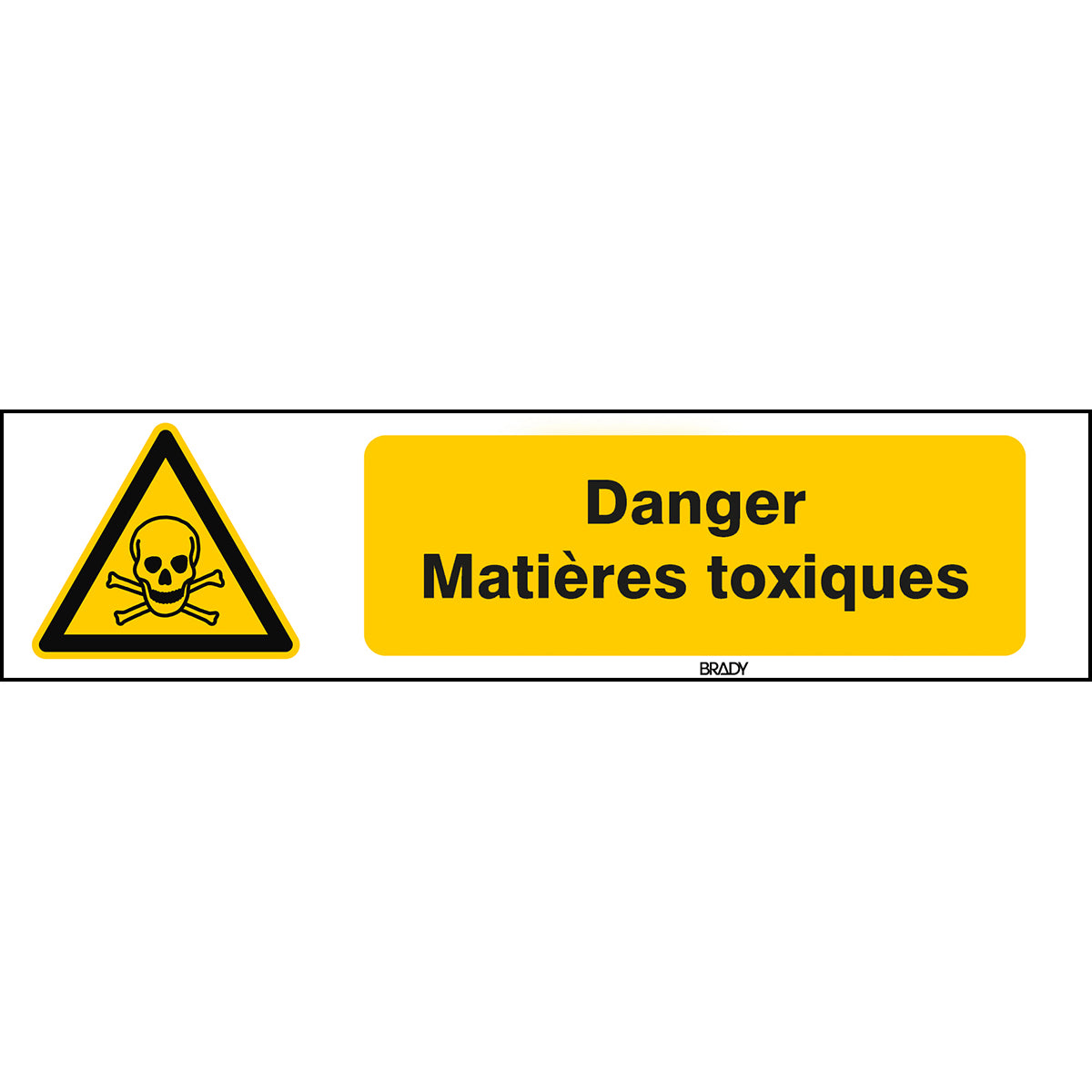 Signaling ISO 7010 - Danger (francophone product)