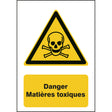 ISO Sicherheitskennzeichnung - Warnung vor giftigen Stoffen