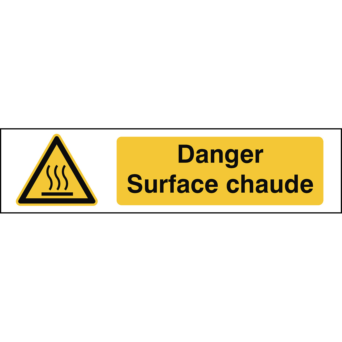 Signaling ISO 7010 - Danger (francophone product)
