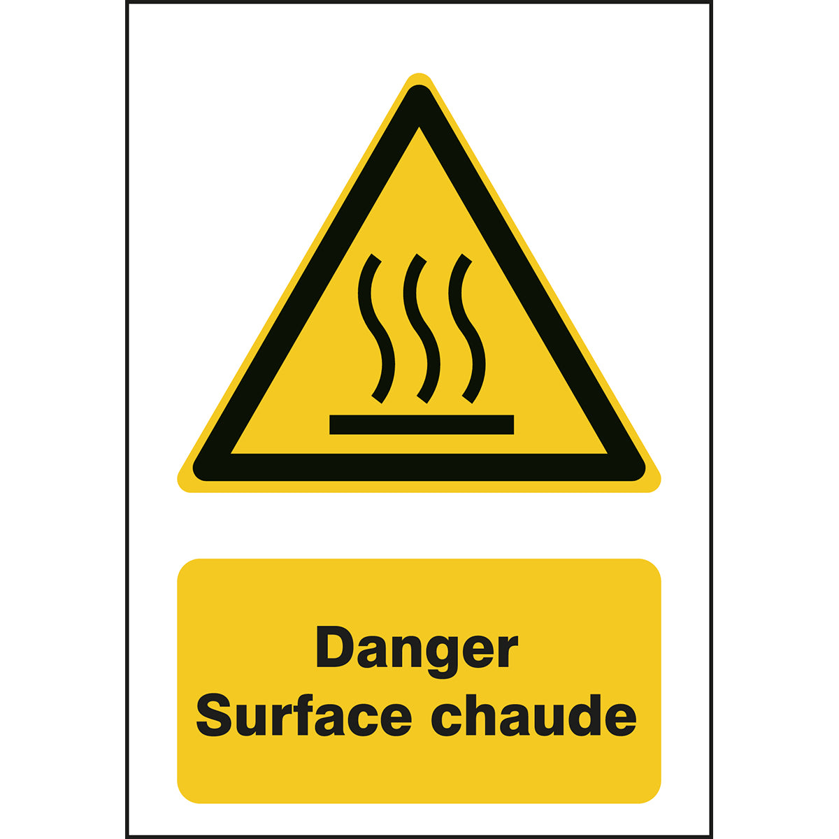 Signaling ISO 7010 - Danger (francophone product)