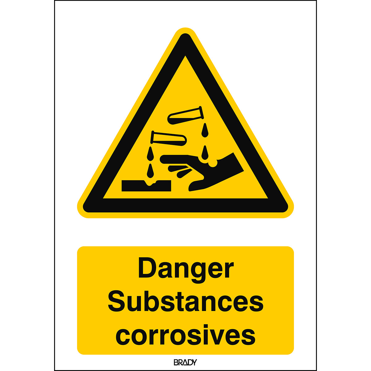 Signalisation ISO 7010 - Danger (produit francophone)