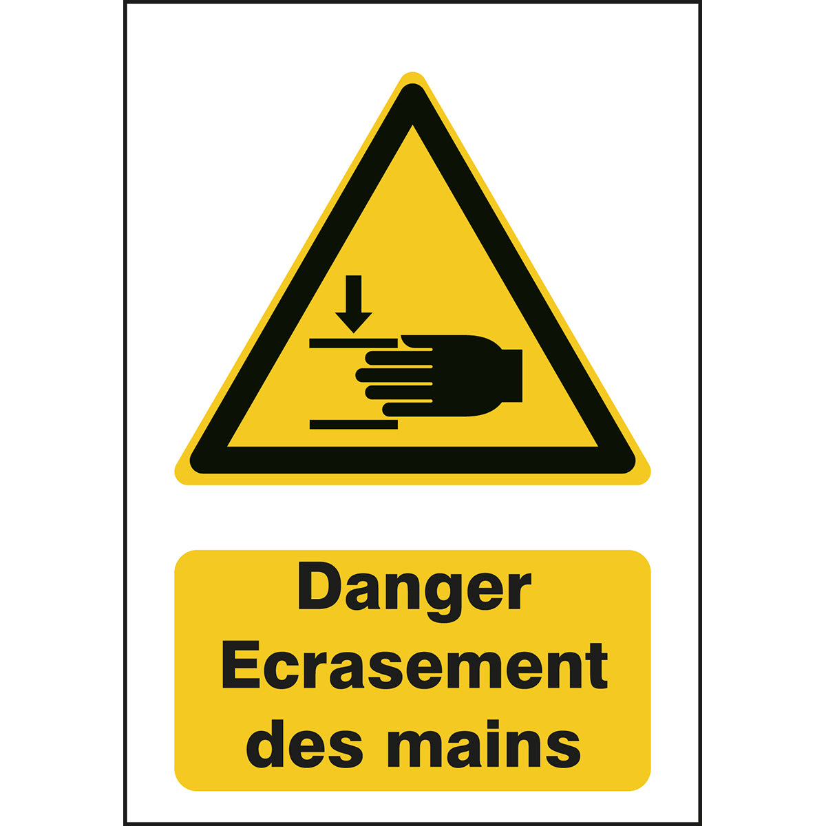 Signaling ISO 7010 - Danger (francophone product)