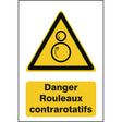 ISO Sicherheitskennzeichnung - Warnung vor gegenläufige Rollen