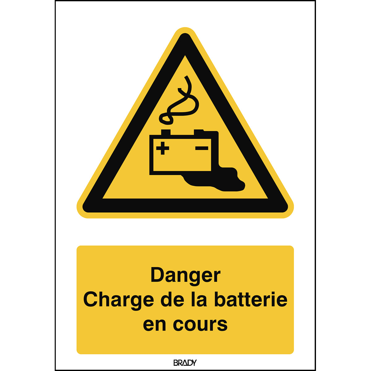 Signaling ISO 7010 - Danger (francophone product)