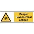 ISO Sicherheitskennzeichnung - Warnung vor optischer Strahlung
