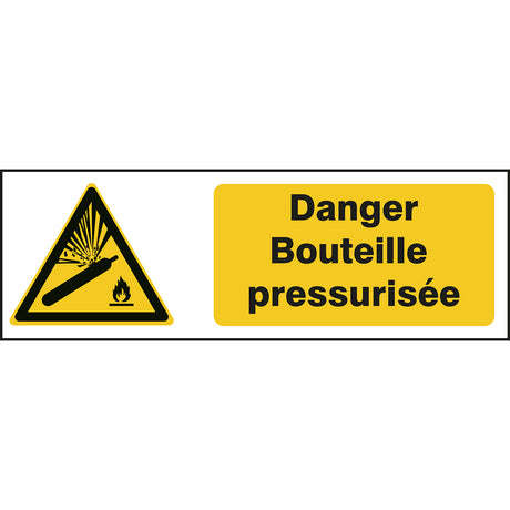 ISO Sicherheitskennzeichnung - Warnung vor Gasflaschen