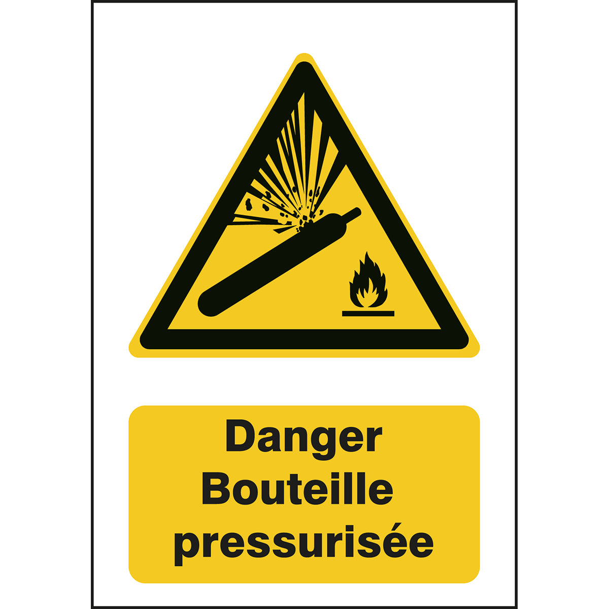 Signaling ISO 7010 - Danger (francophone product)