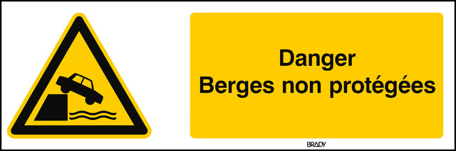 ISO Sicherheitskennzeichnung - Warnung Ungeschützten Kanten