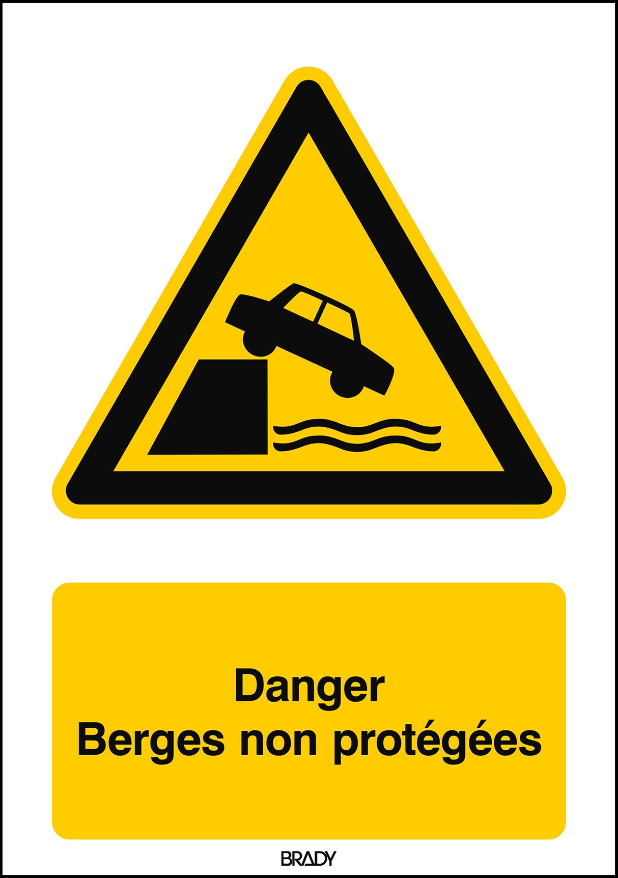 ISO Sicherheitskennzeichnung - Warnung Ungeschützten Kanten