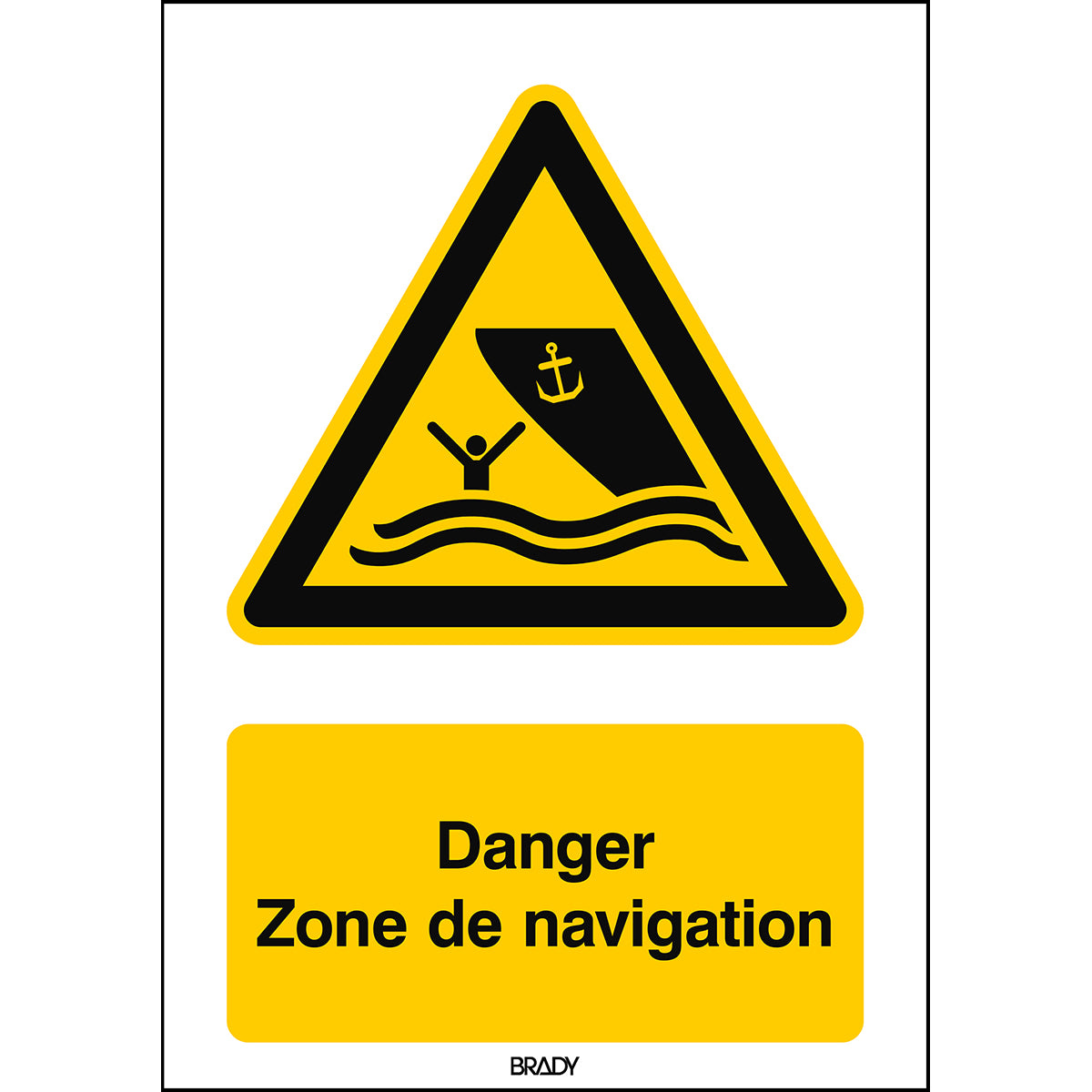 ISO Sicherheitskennzeichnung - Warnung Booten