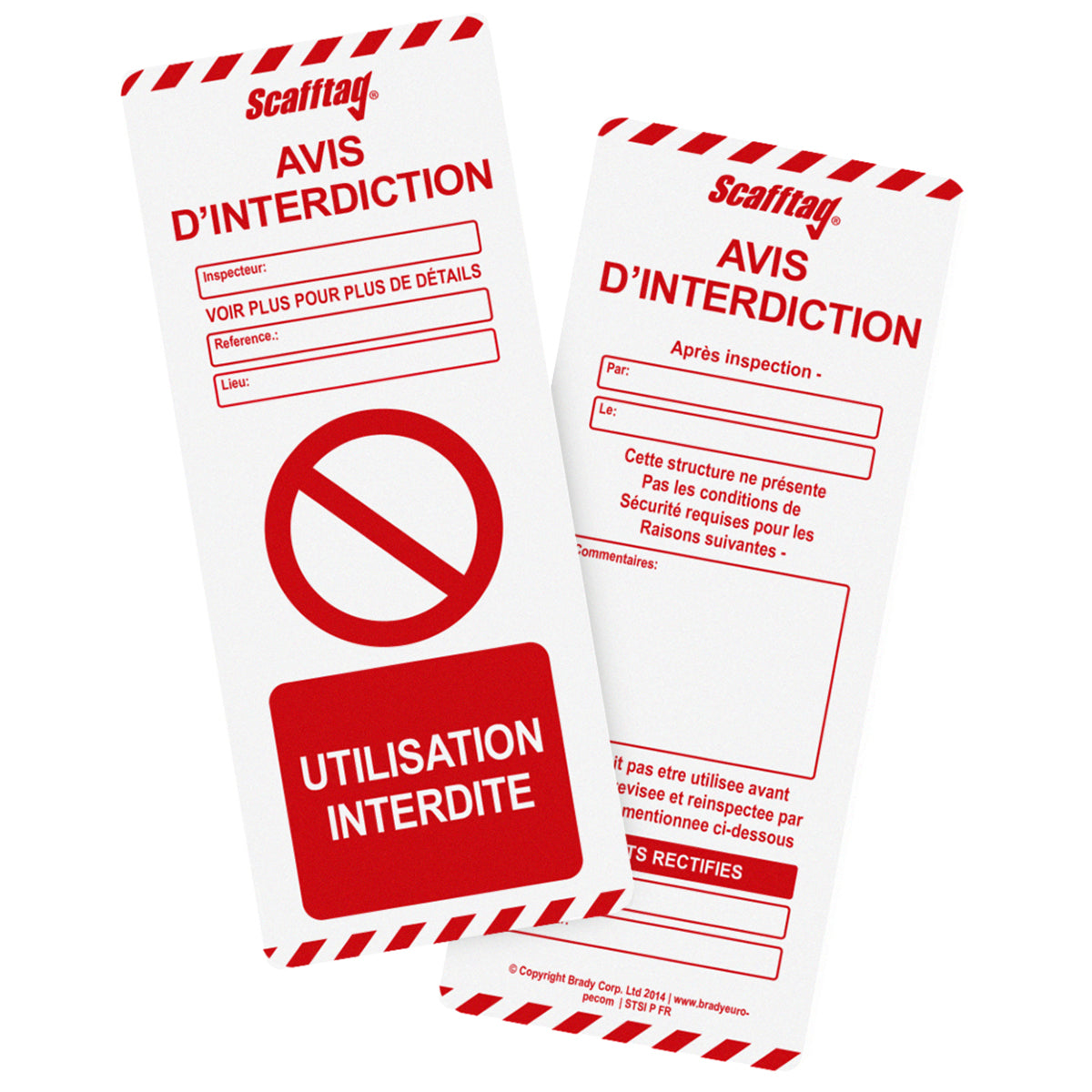 Insert d'Interdiction MK1 (product francophone)