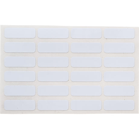 Polyesteretiketten mit 76-mm-Kern matt weiß (mit mindestens 25 % recyceltem Material)