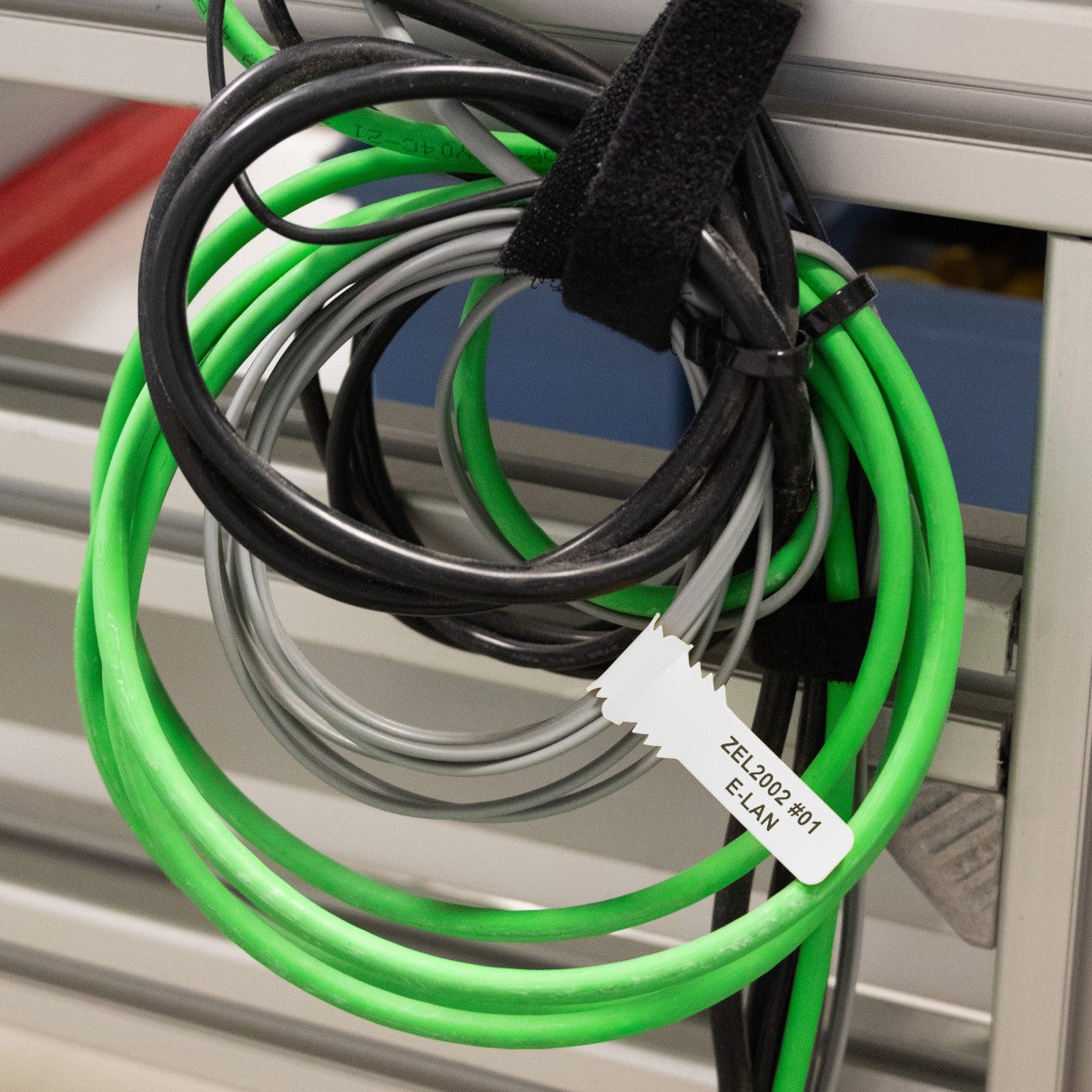 Hypertag for attaching to wires and cables