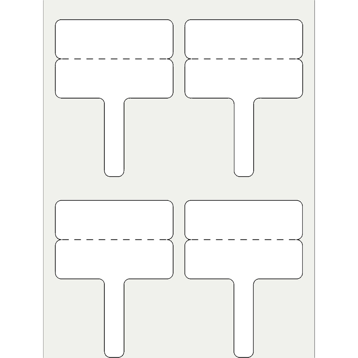 Für den Thermotransferdruck geeignete Fahnen
