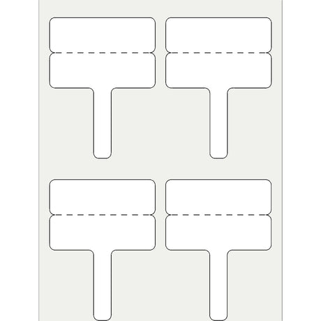 Für den Thermotransferdruck geeignete Fahnen