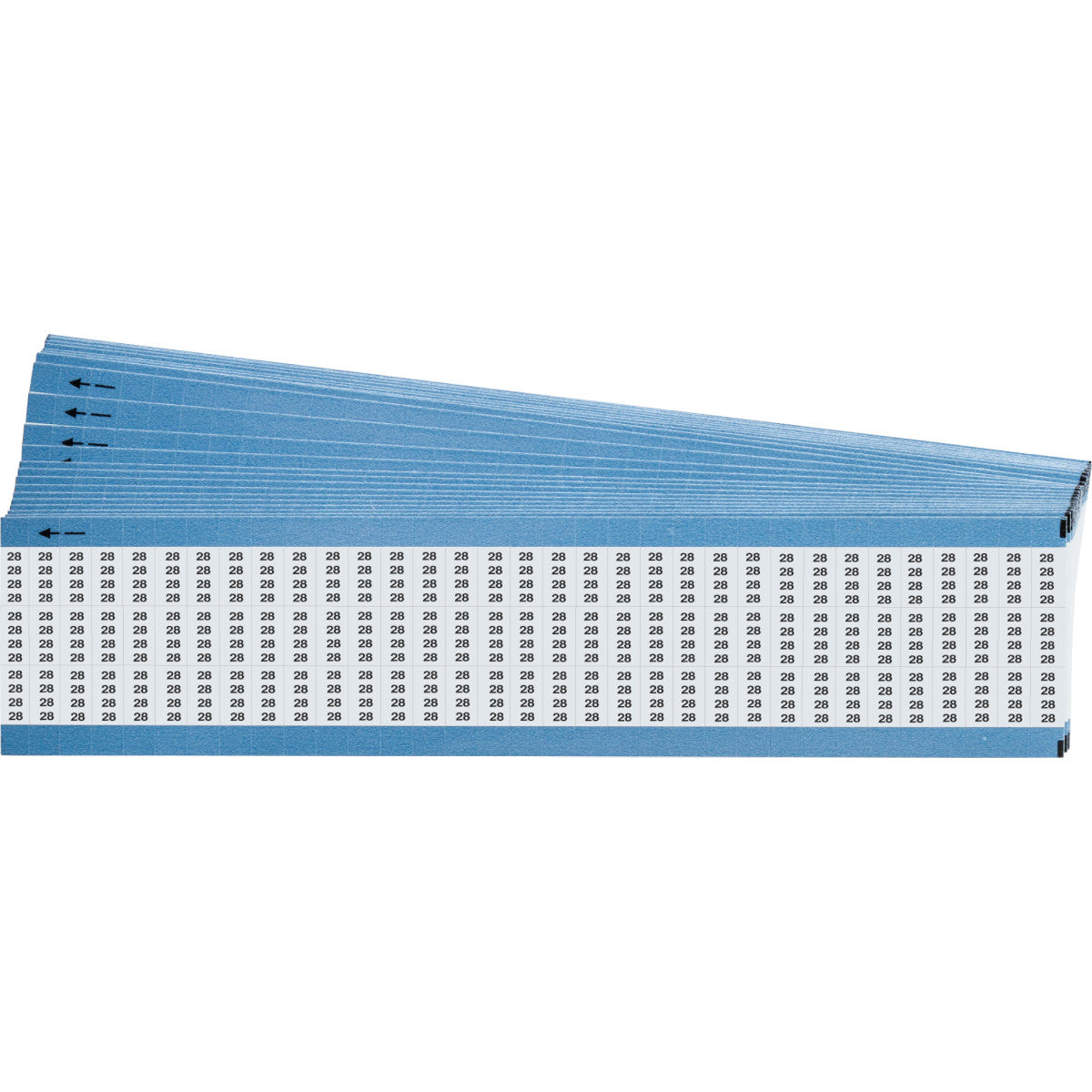 Miniatur-Kabelkennzeichnungen - einzelne Zahlen