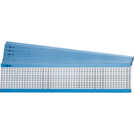 Miniatur-Kabelkennzeichnungen - fortlaufende Zahlen