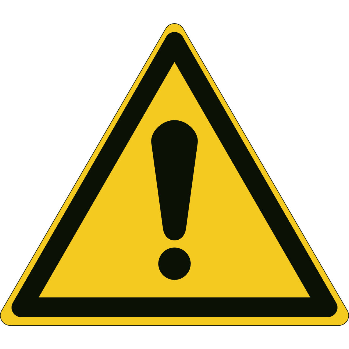 Allgemeines Warnschild – ISO 7010