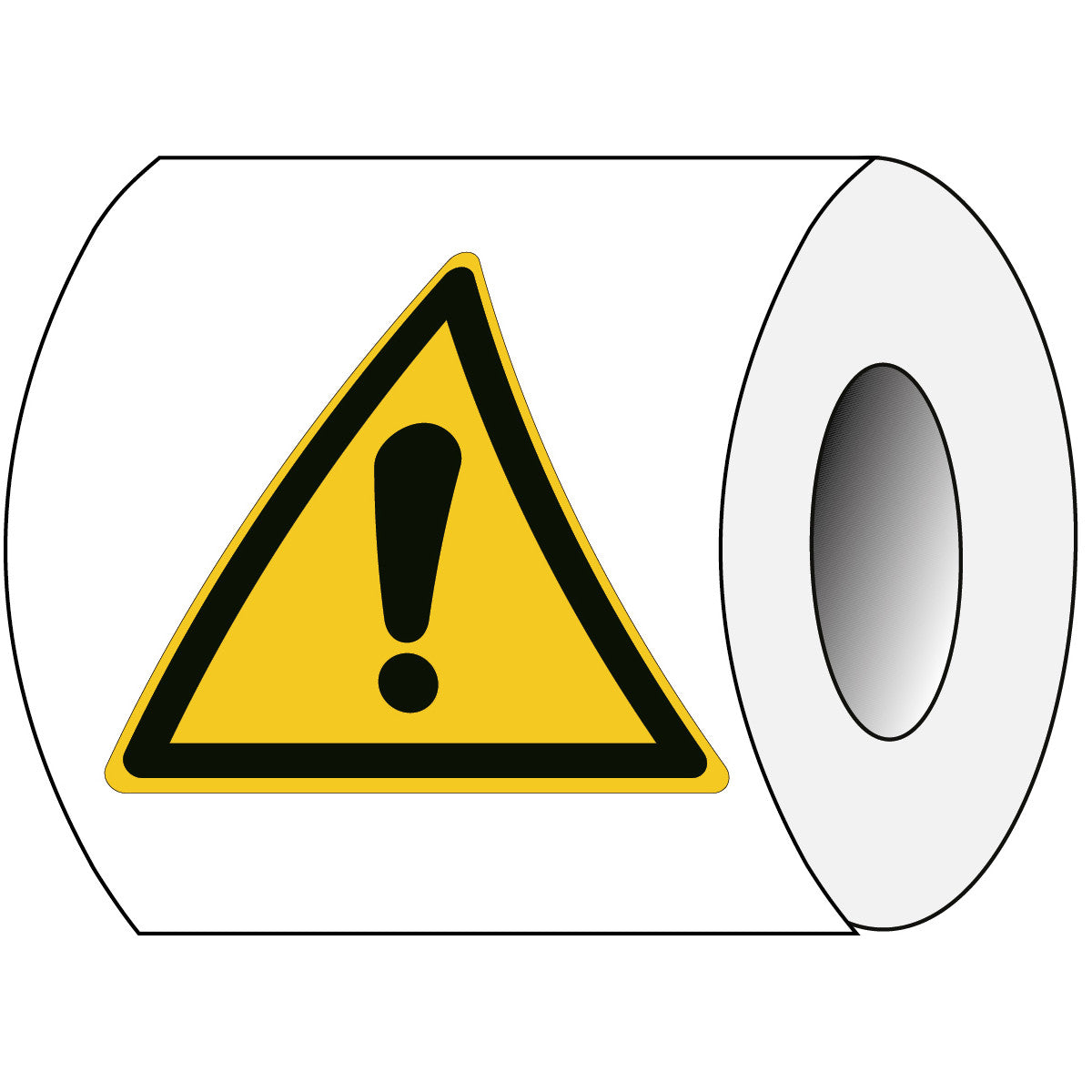 ISO Sicherheitskennzeichnung - Warnung vor einer Gefahrenstelle