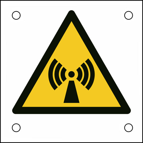 ISO-Sicherheitsschild – Warnung vor nicht ionisierender Strahlung